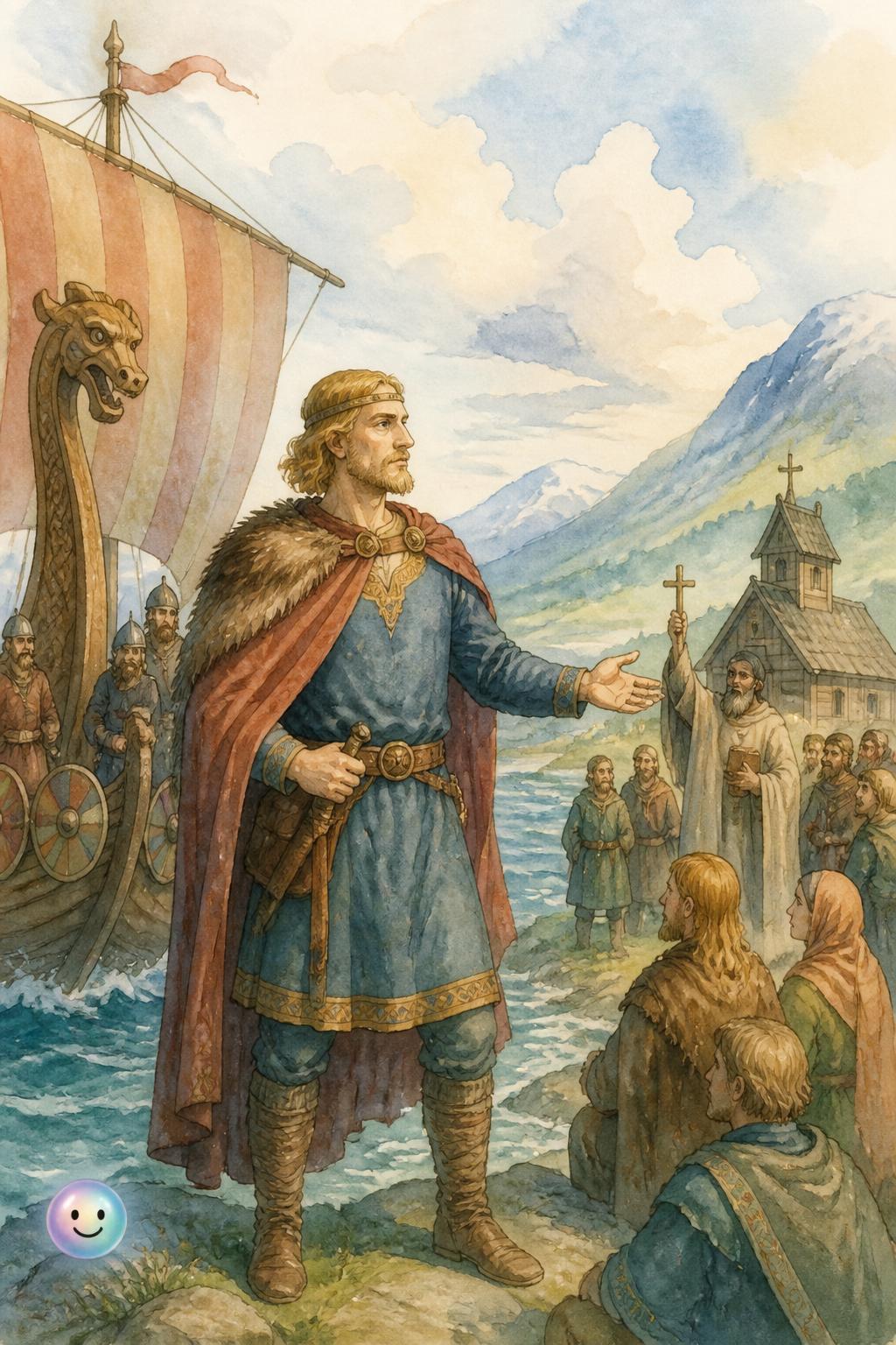 Ólafur Tryggvason og kristnitakan í Noregi