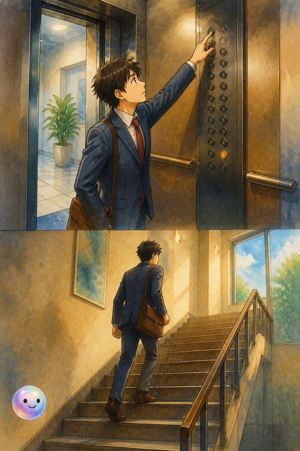 The classic elevator logic trap