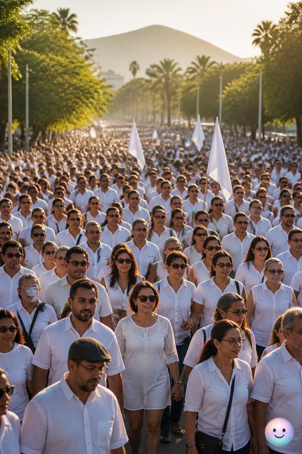Las marchas blancas que unieron al pueblo