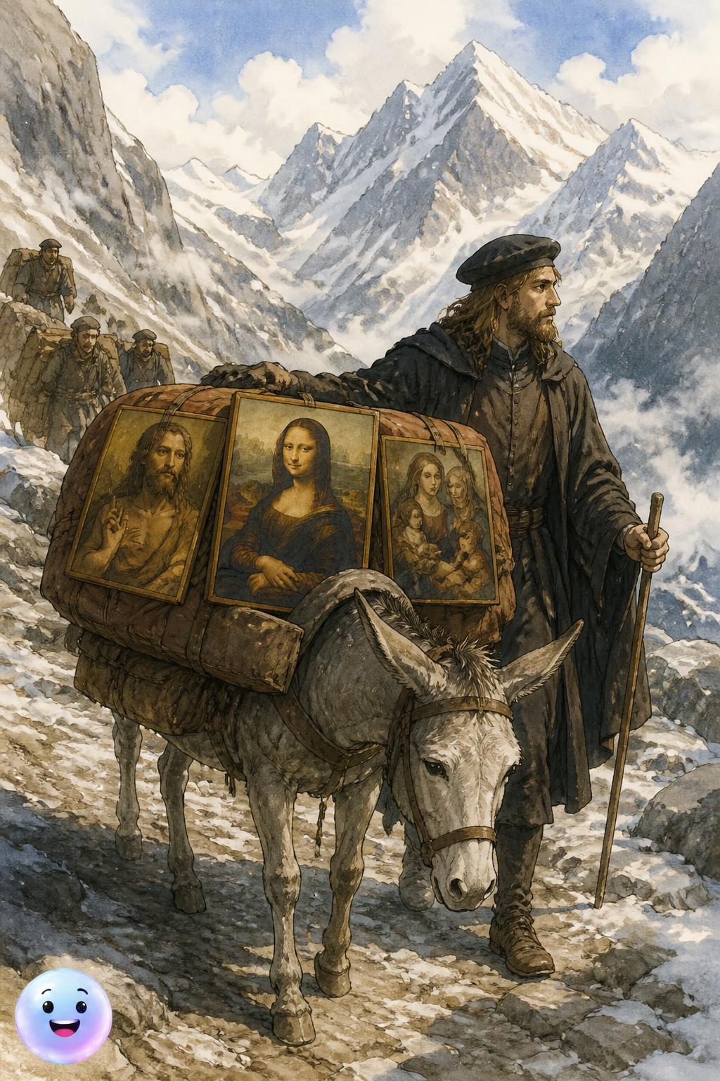 La Gioconda valica le Alpi