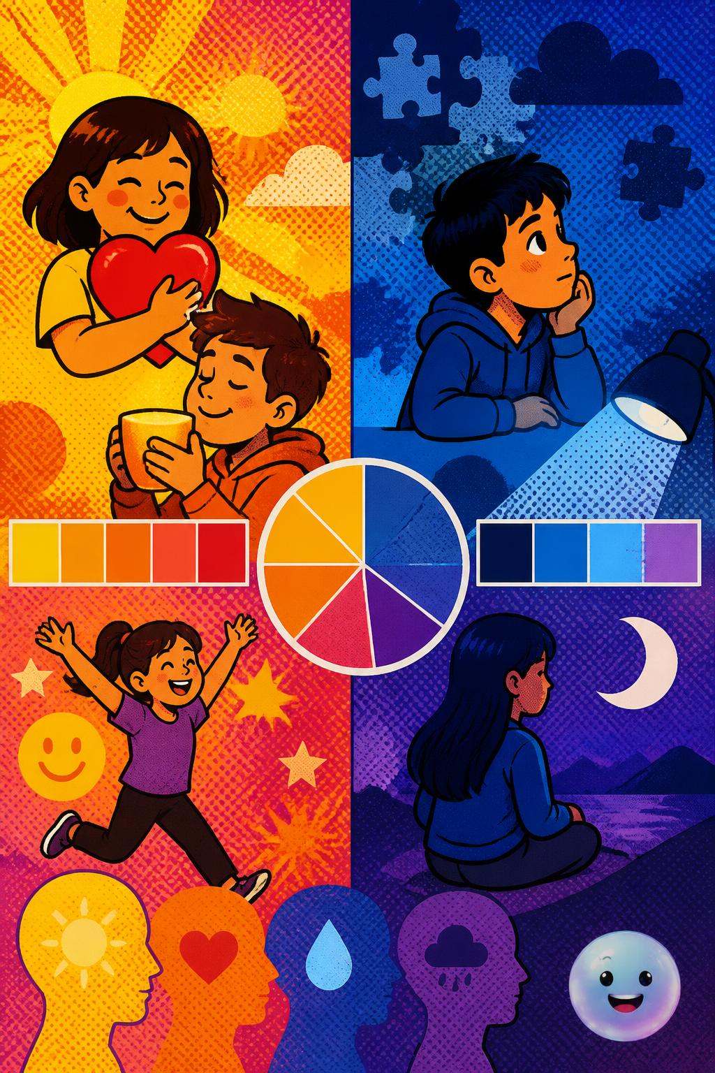 La psicología del color y la paleta de emociones