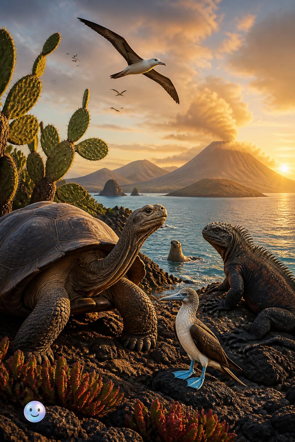 The fearless volcanic wildlife of Galápagos