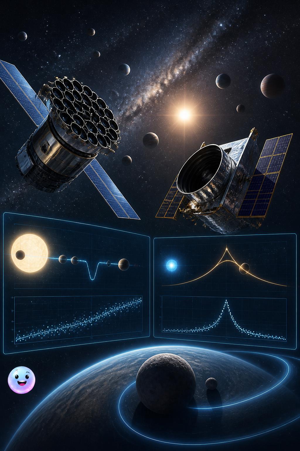 Upcoming space eyes: PLATO and Roman