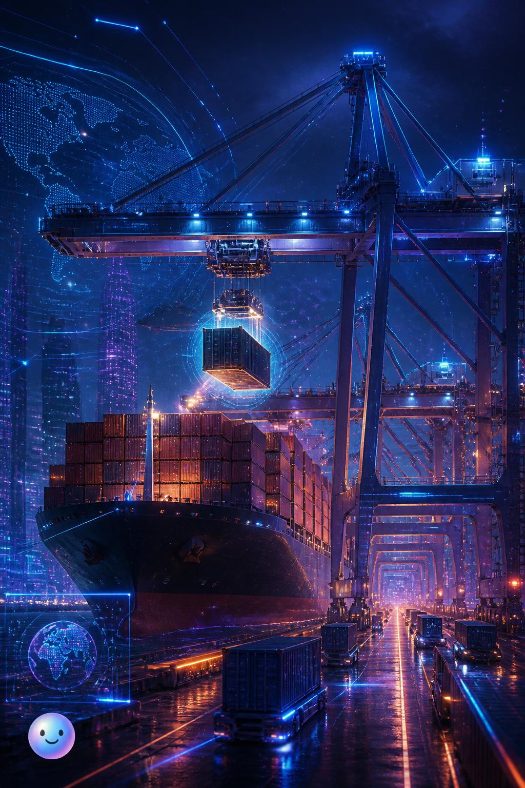 Colossal giants of the harbor
