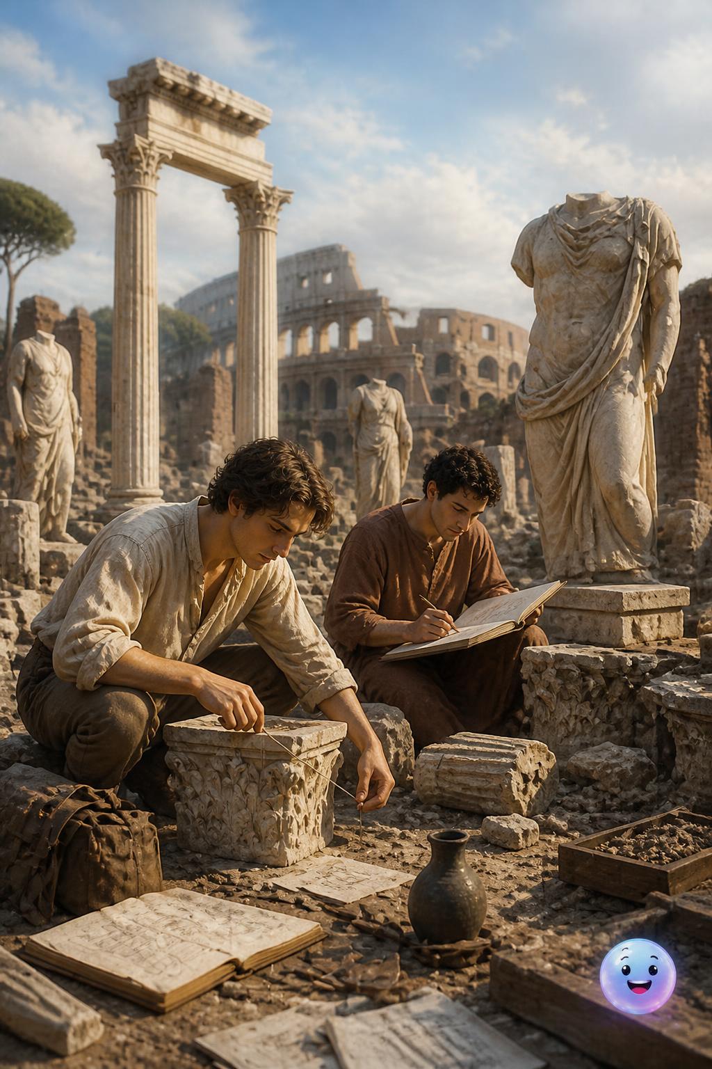 Il viaggio di studio tra le rovine di Roma