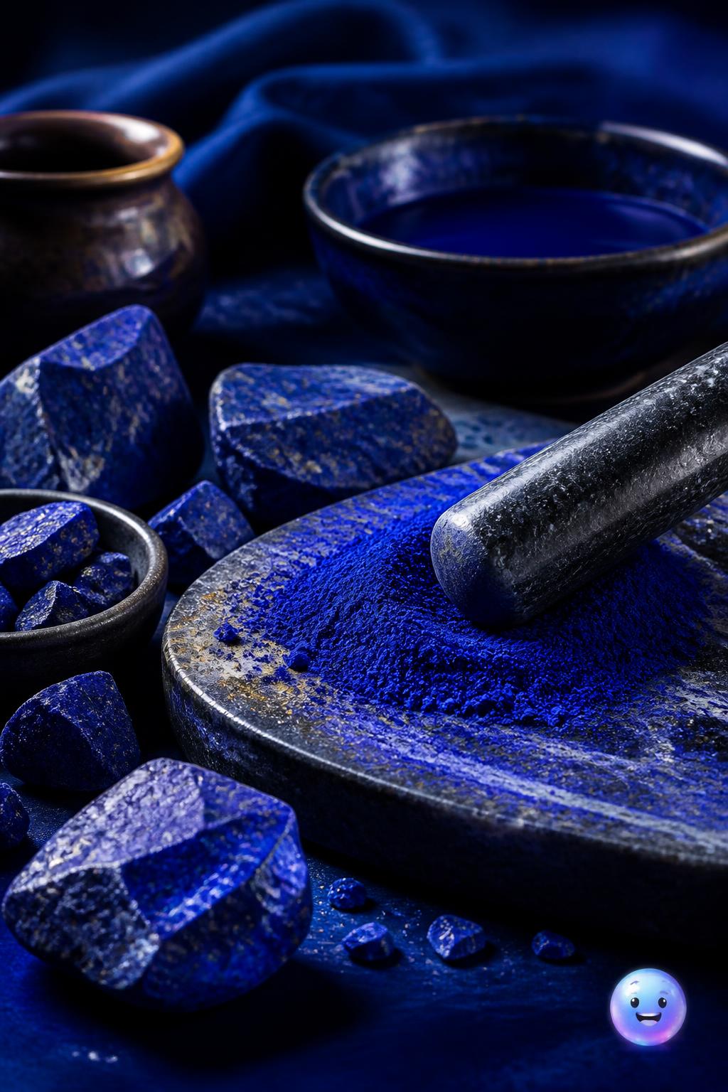 The blue of kings from Afghan stone