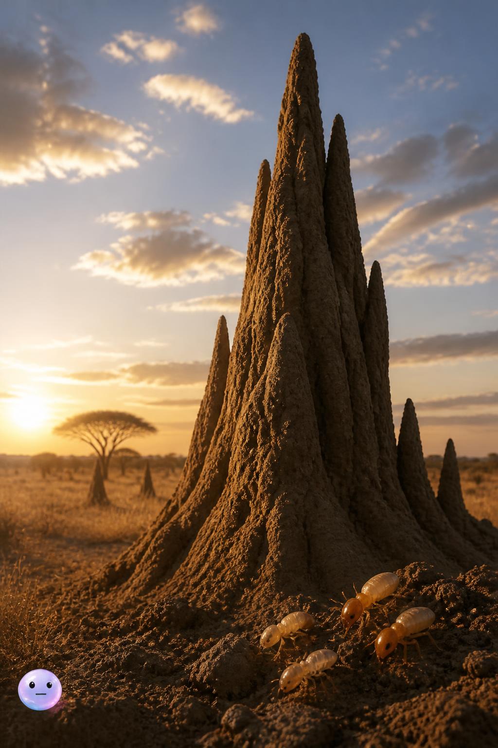 Los rascacielos climatizados de las termitas africanas