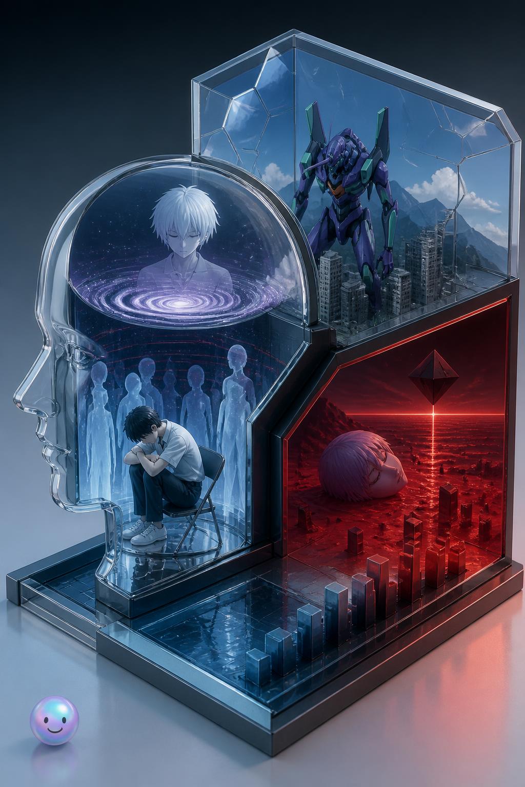 The psychological collapse of Evangelion