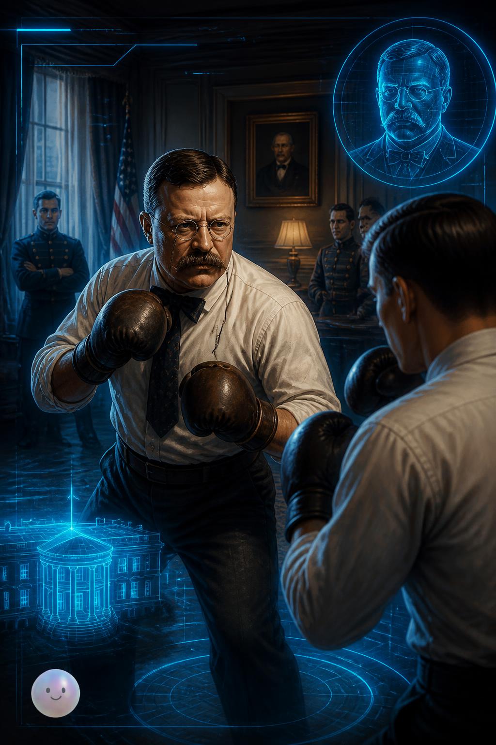 Teddy Roosevelt and his intense boxing matches