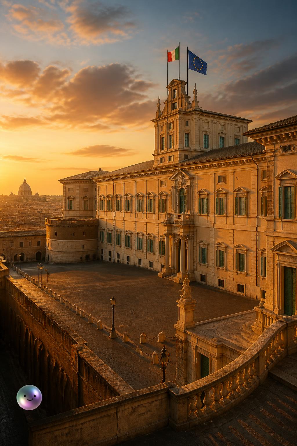 Rome's presidential palace on the Quirinal