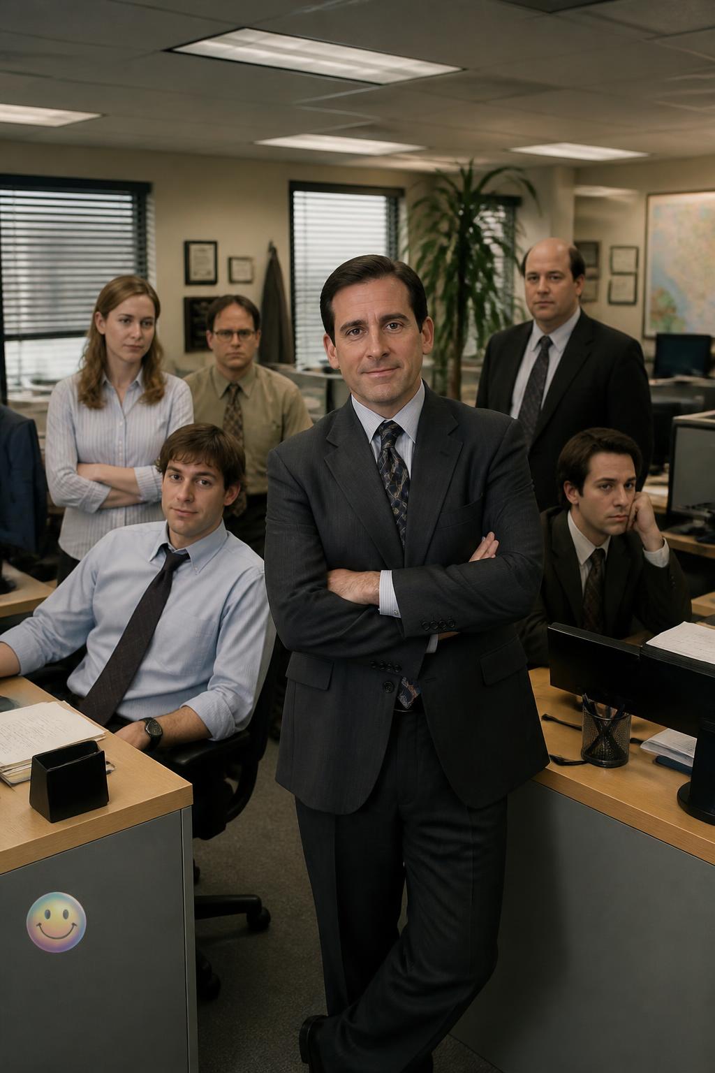 Punching the clock at Dunder Mifflin