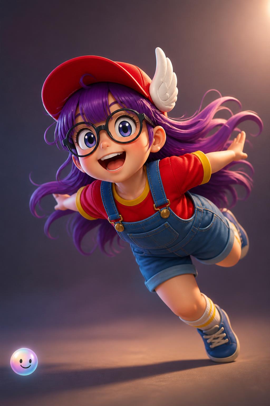 The iconic catchphrases of Arale