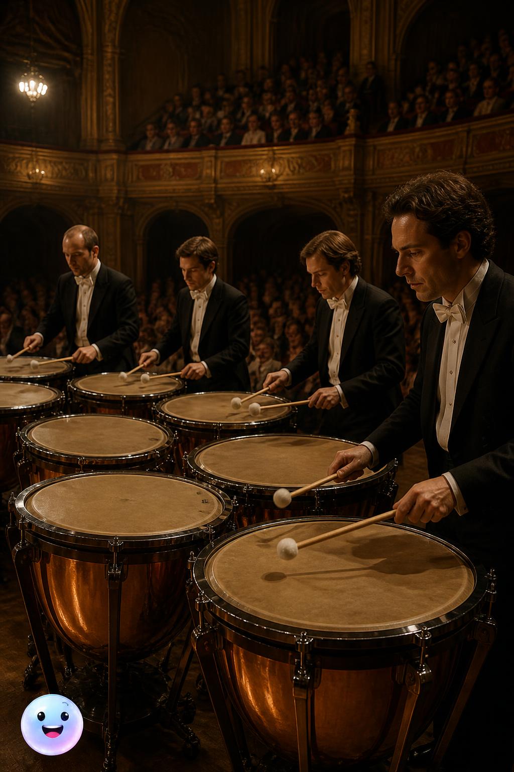 La sinfonía fantástica de los cuatro timbalistas
