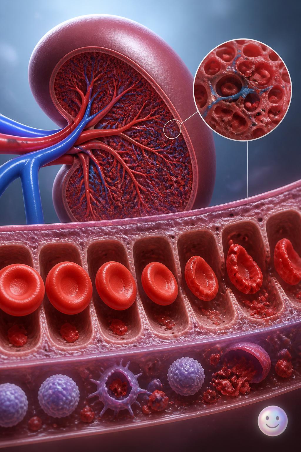 The red blood cell quality control