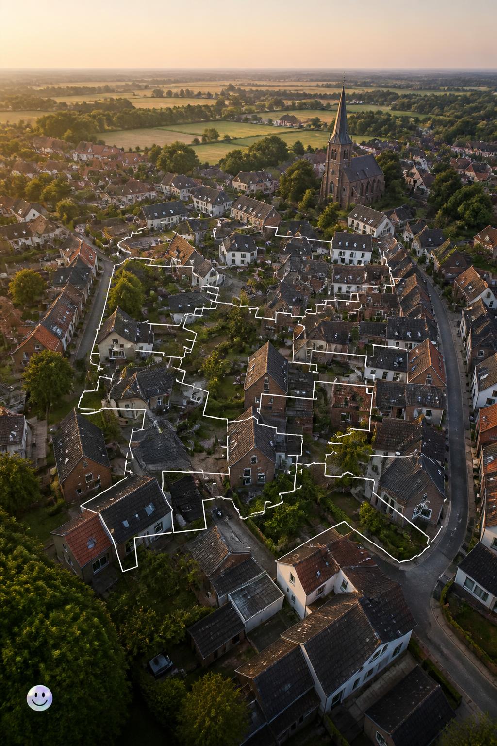The chaotic border of Baarle-Hertog and Baarle-Nassau