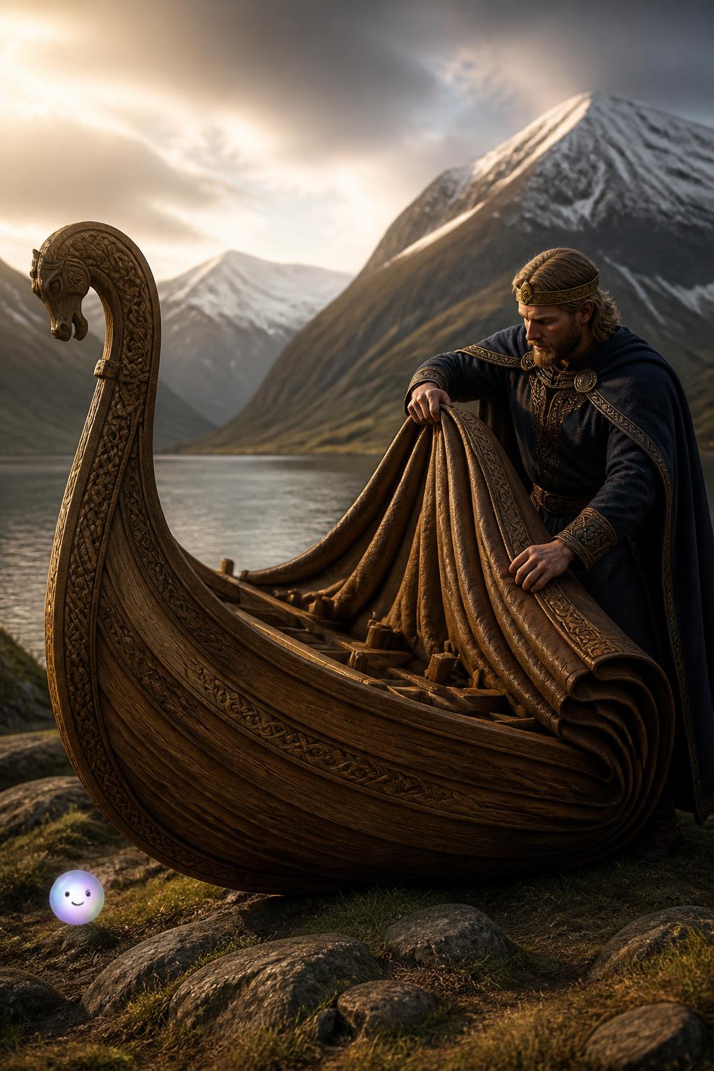 Skidbladnir the folding Viking ship