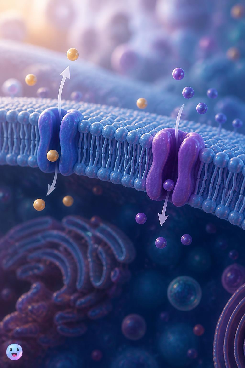 The cellular salt balance