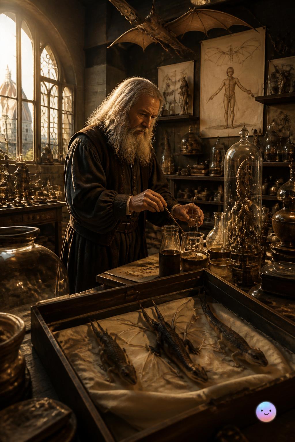 Leonardo's Vatican alchemical lab