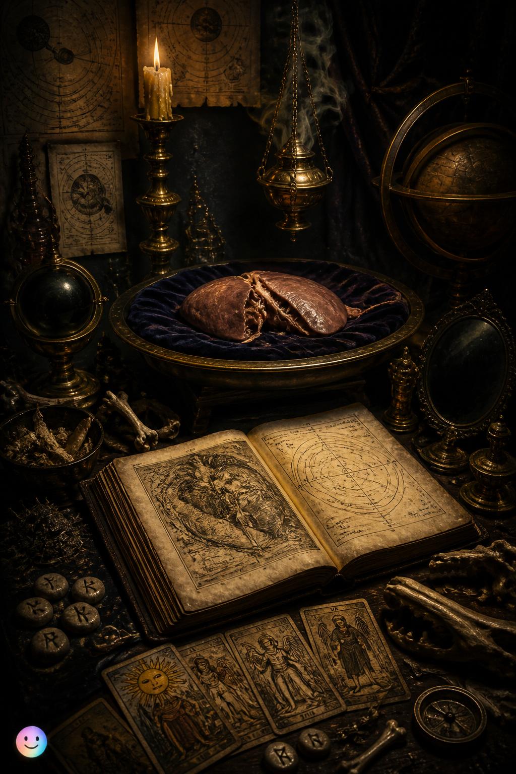 Reading the liver with Roman haruspicy