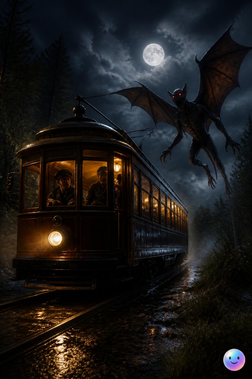 Trolley car encounters and close calls