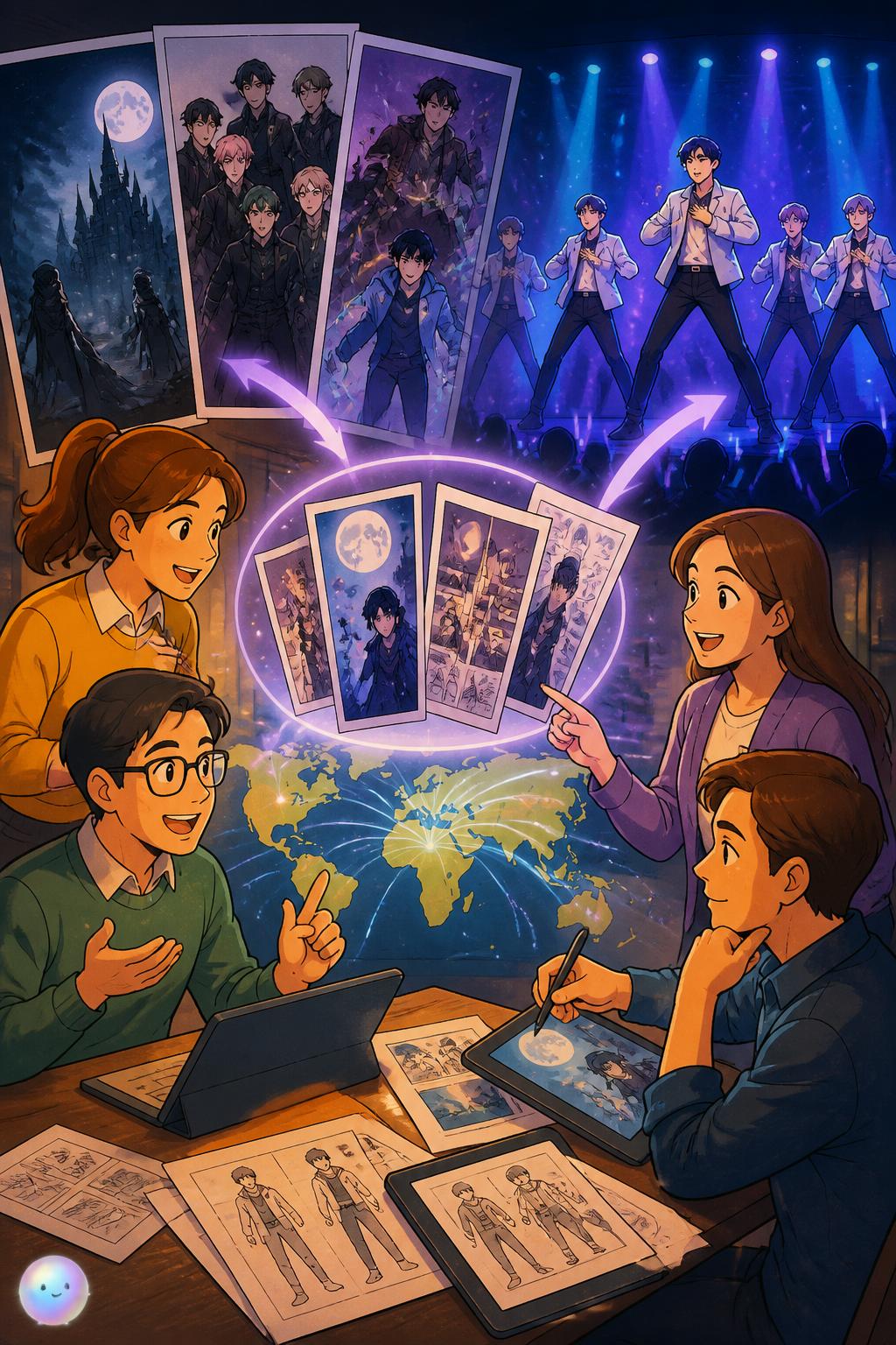 Webtoons y narrativas multimedia
