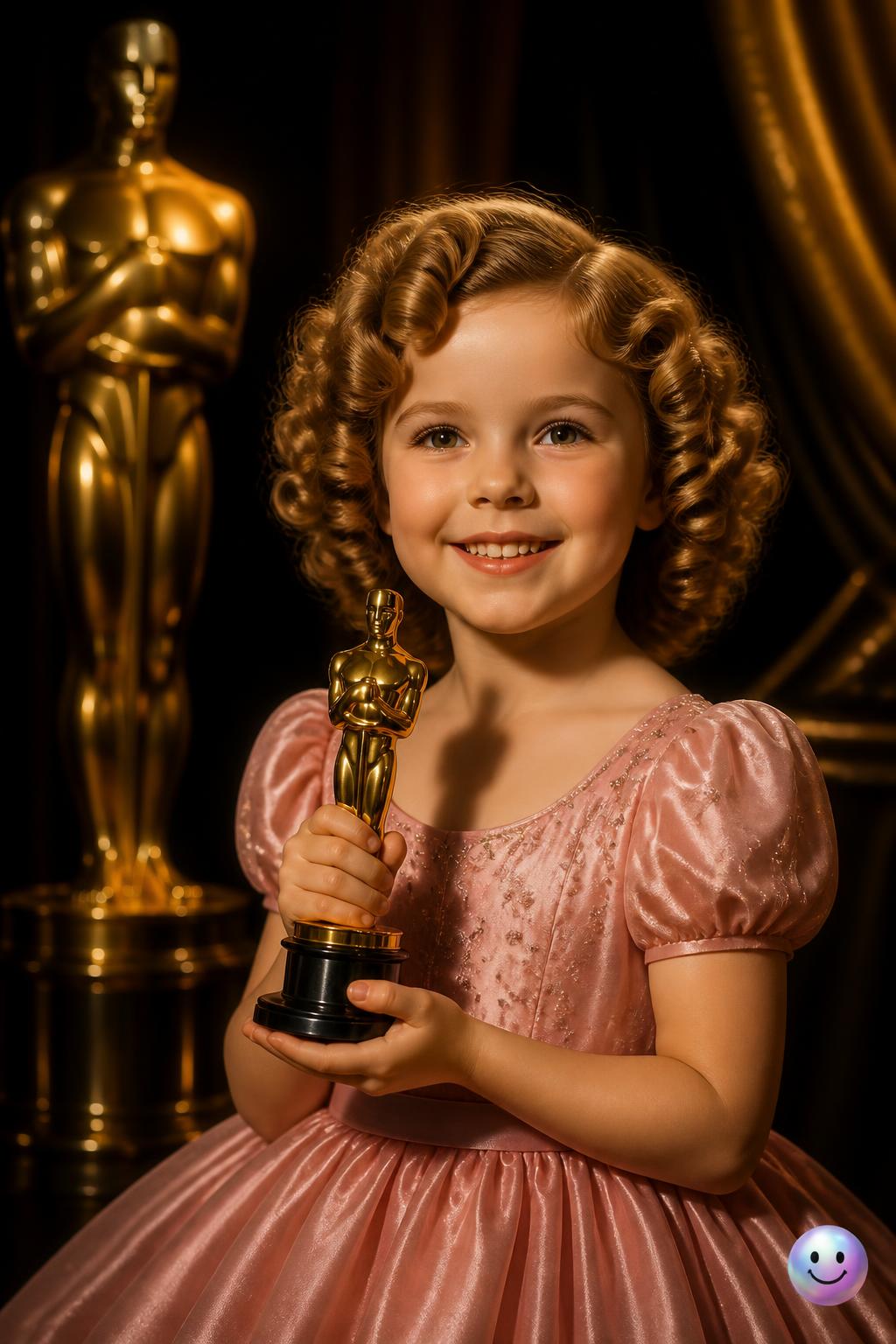 Shirley Temple and the tiny Oscar