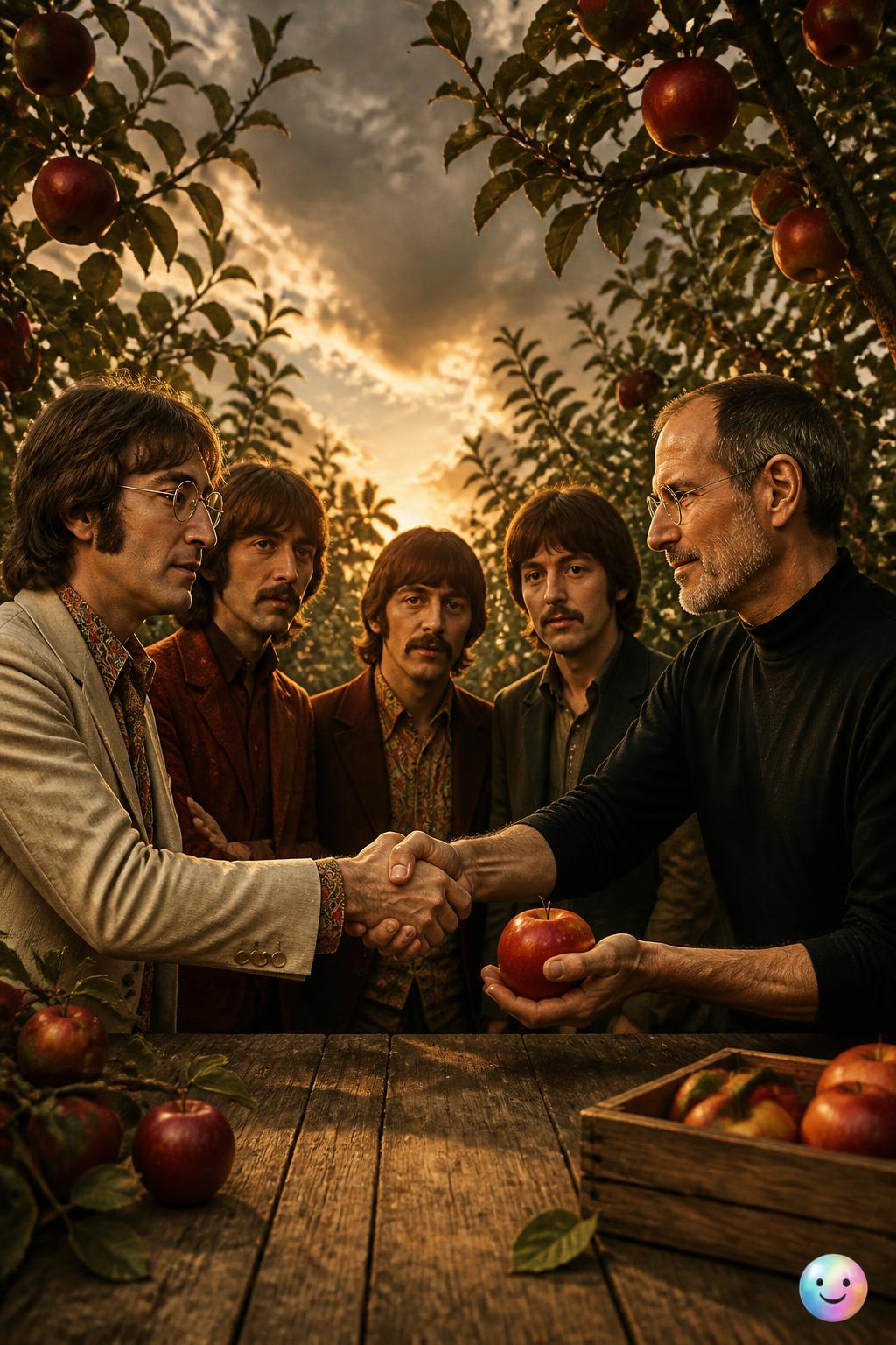 Two apples in one orchard