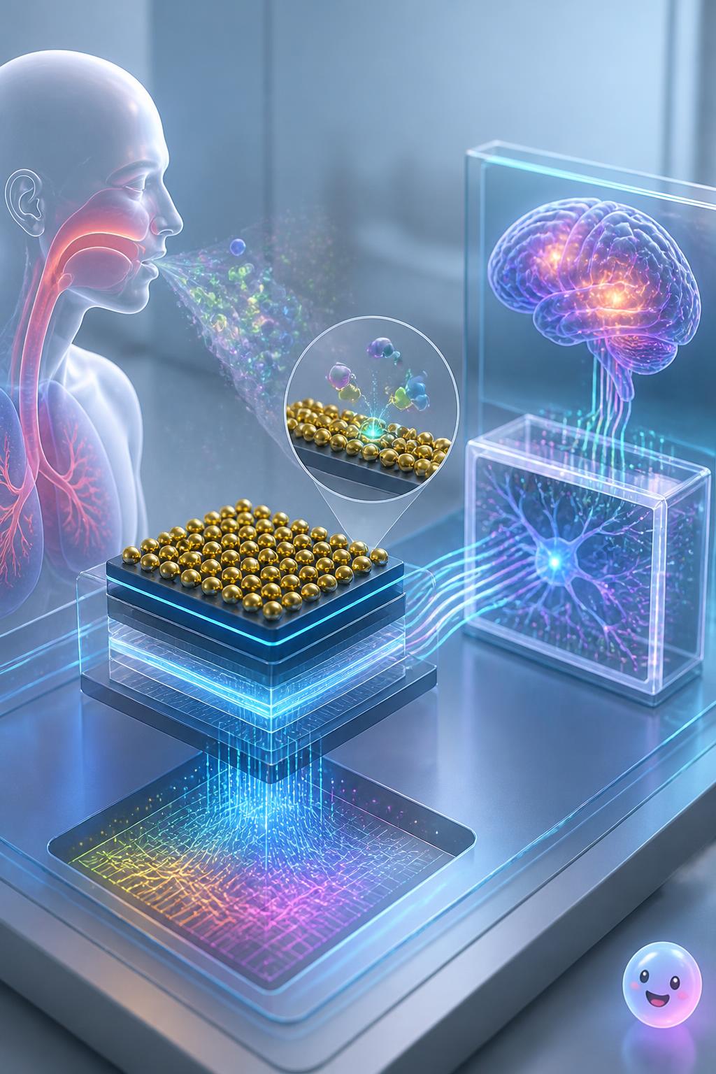 How electronic noses mimic biological brains