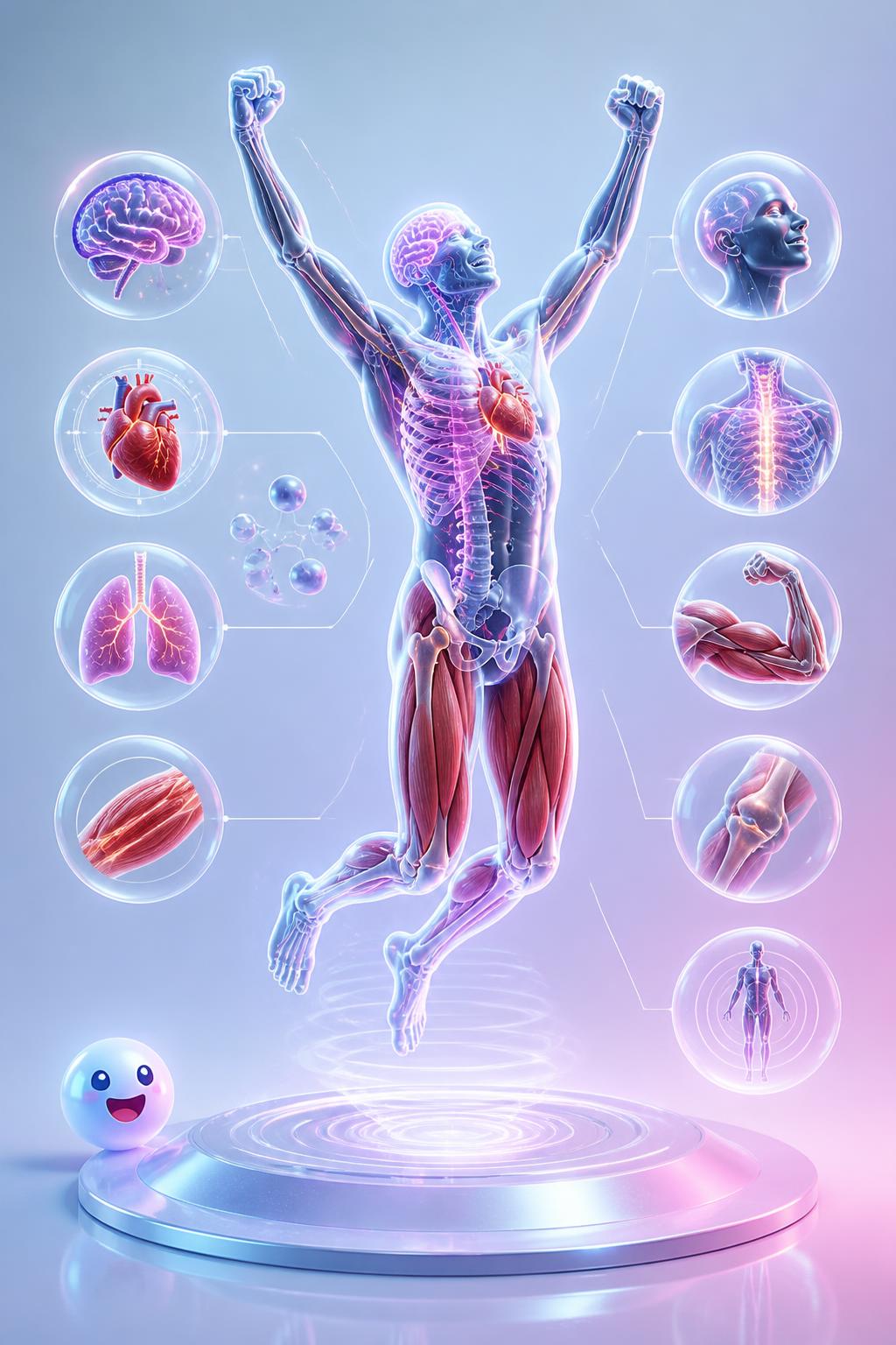 The physics of jumping for joy