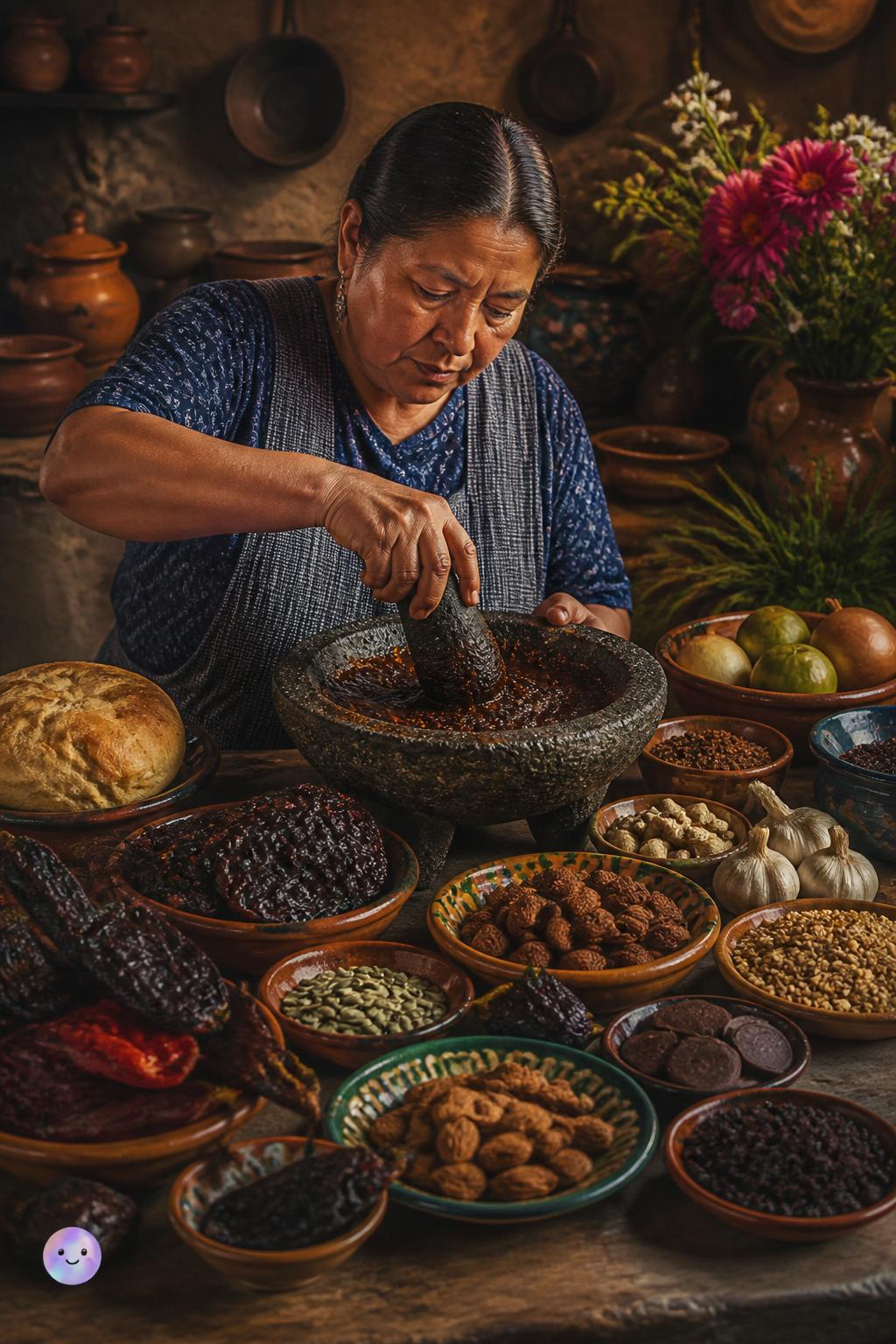 La compleja alquimia detrás del mole poblano