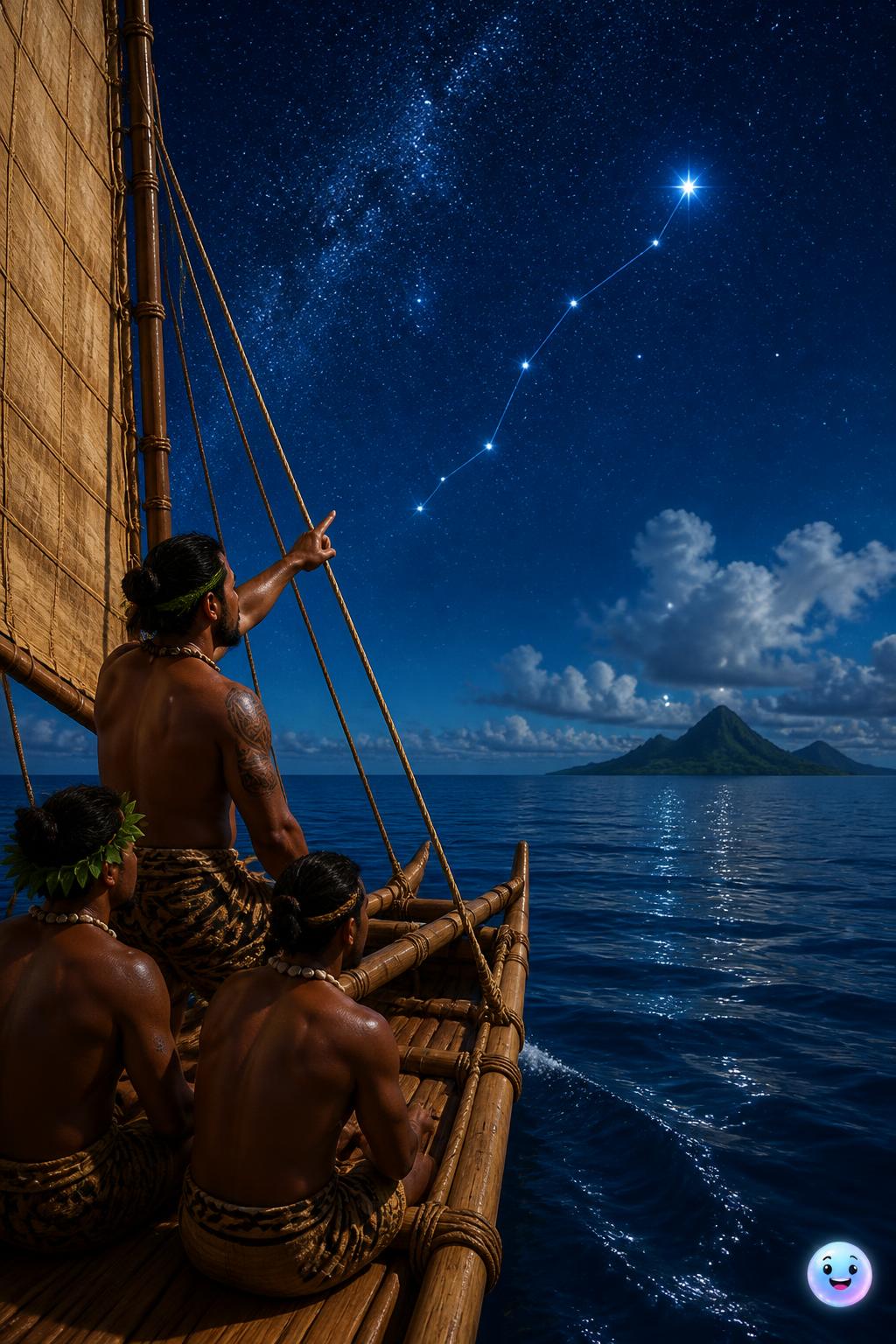 The Polynesian wayfinders and the fixed star
