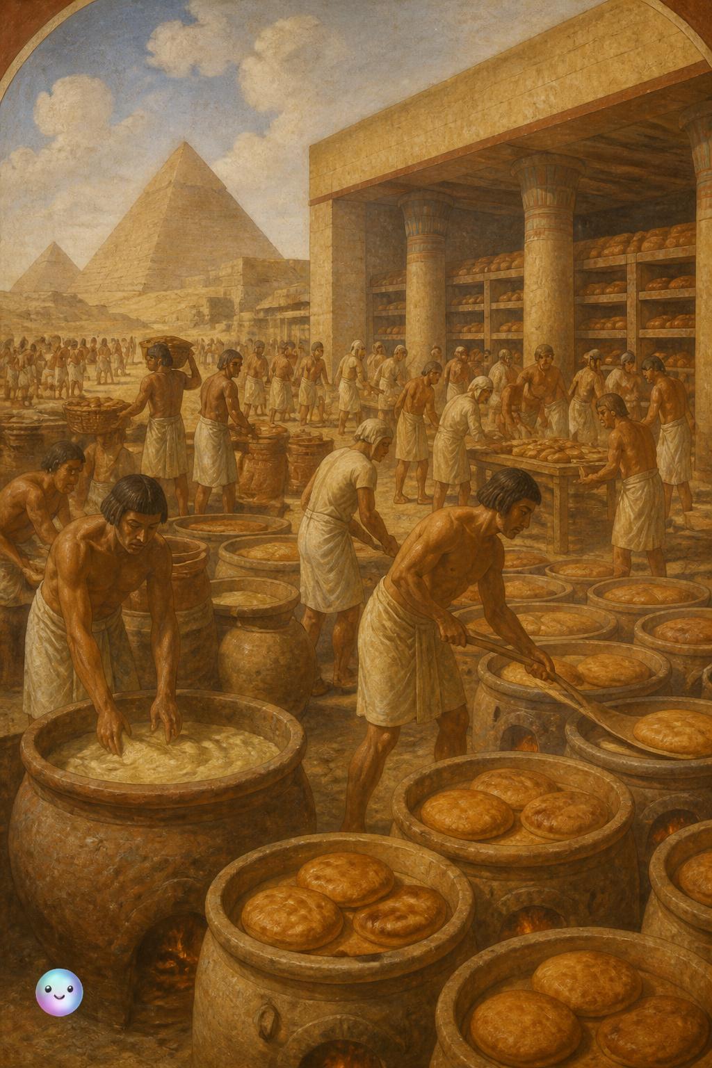 The scale of the ancient bakeries