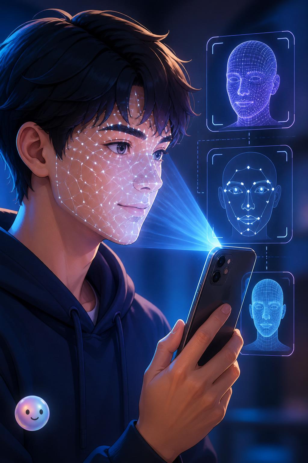 How phones read your face