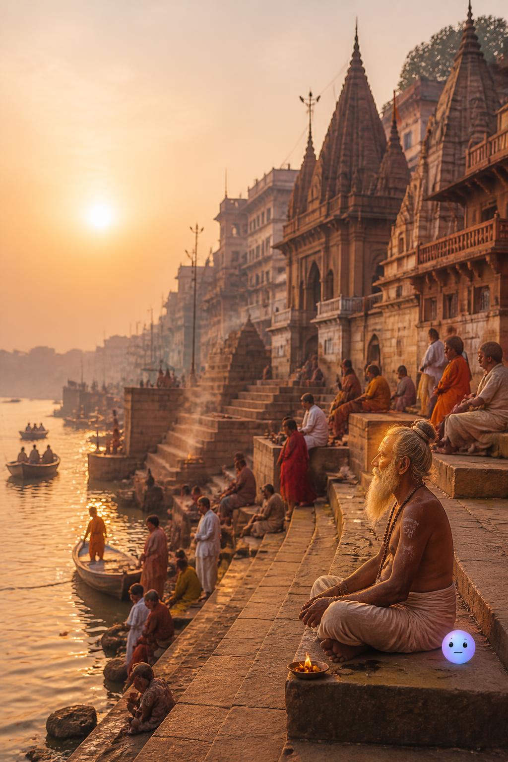 The sacred steps of Varanasi