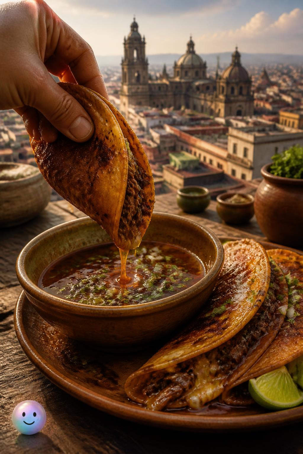 Mexico City climax and the ultimate consommé dip