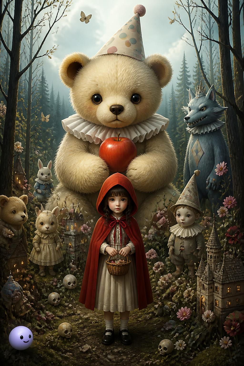 Whimsical animals and dark fairy tales