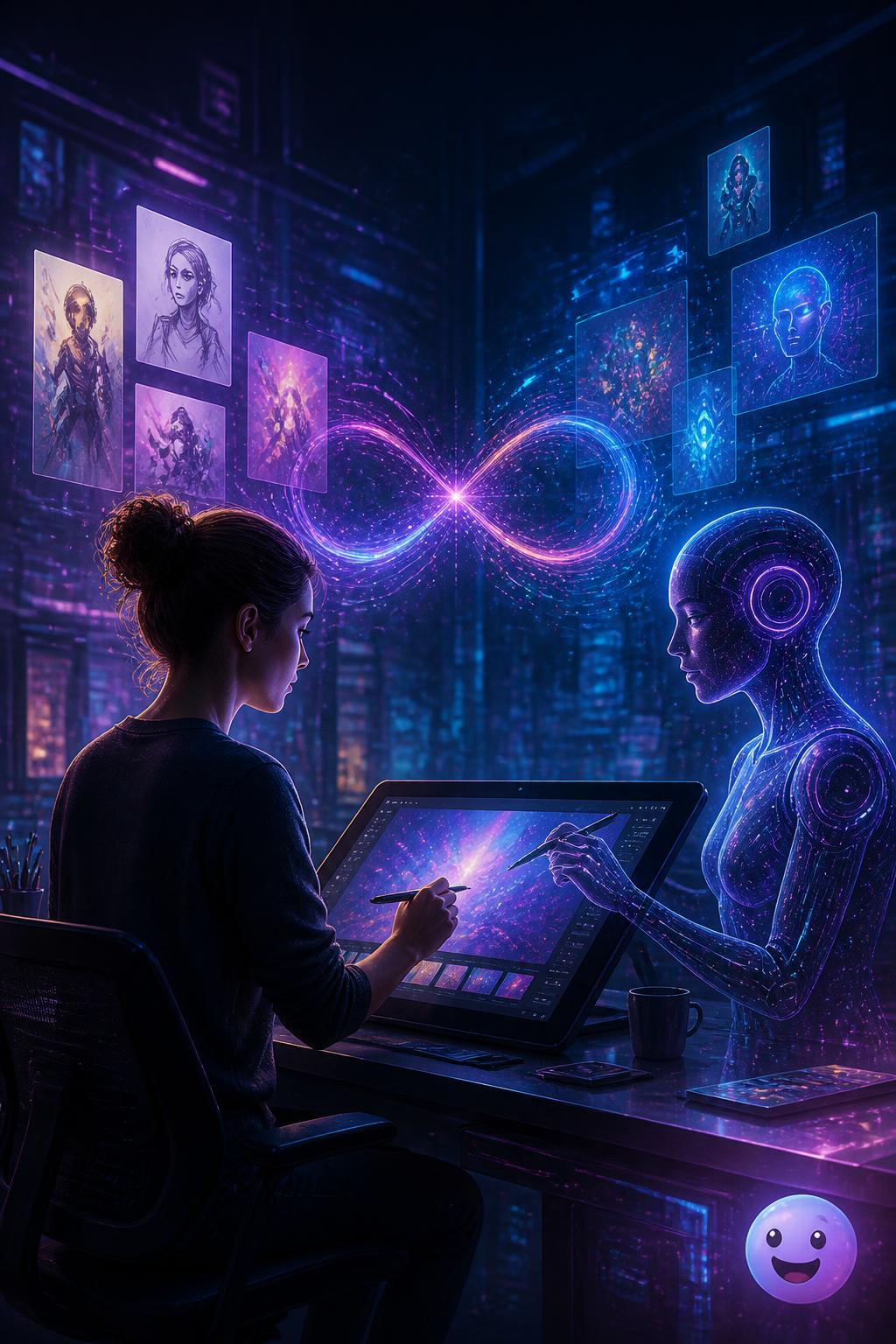 Co-creation and the human-AI feedback loop
