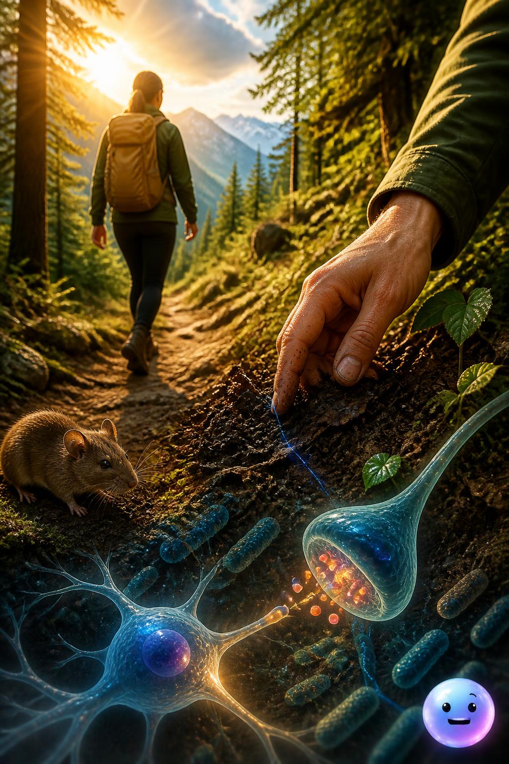 Soil microbes and serotonin