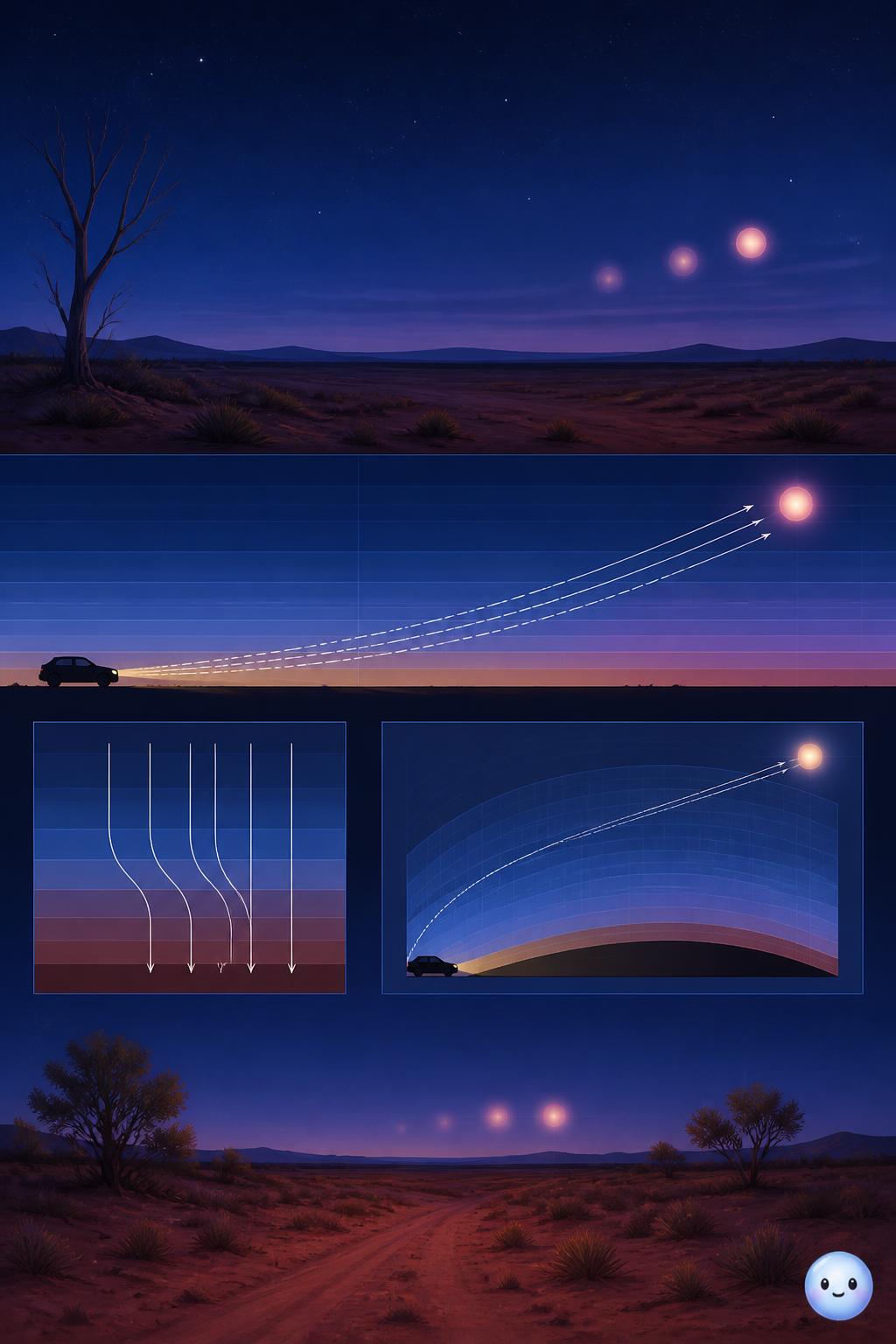 The glowing ghost lights of the Australian outback