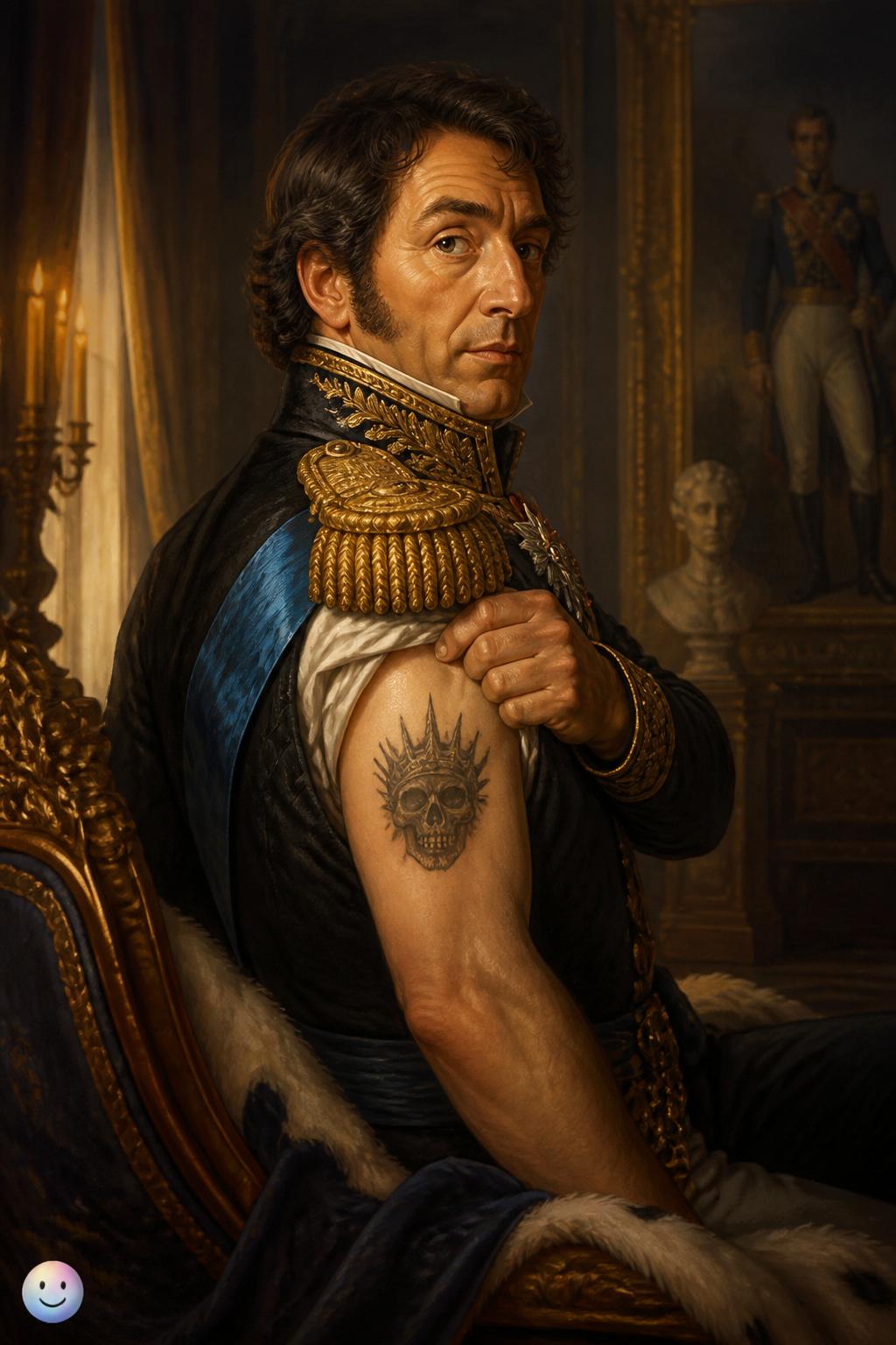 The Swedish king with a secret revolutionary tattoo