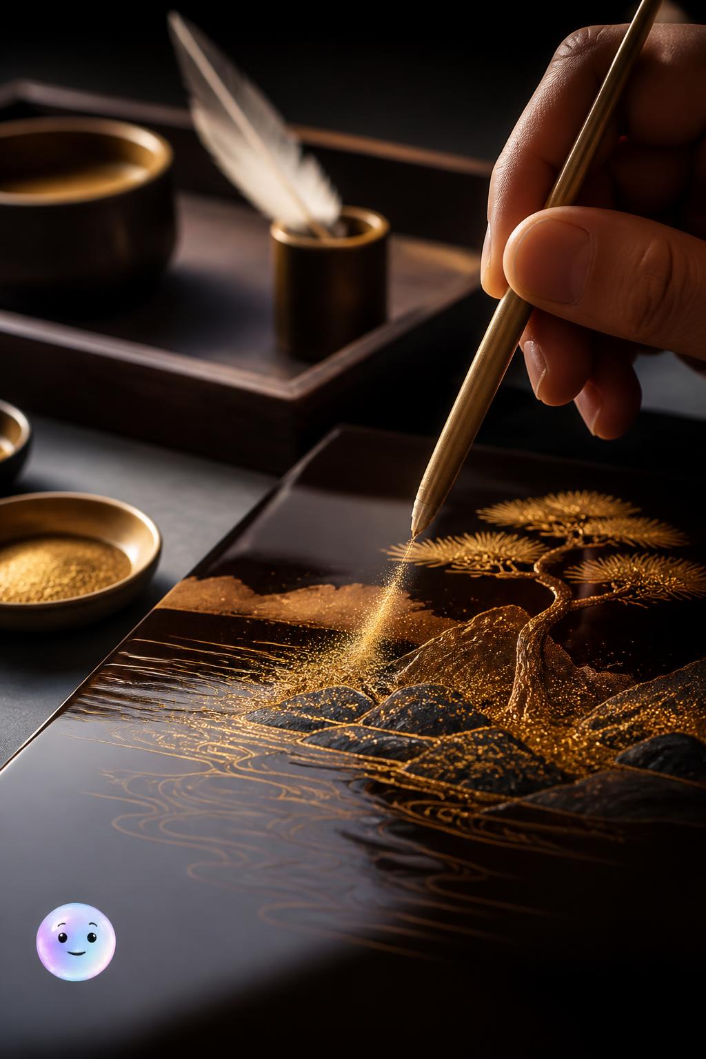The art of dust and gold