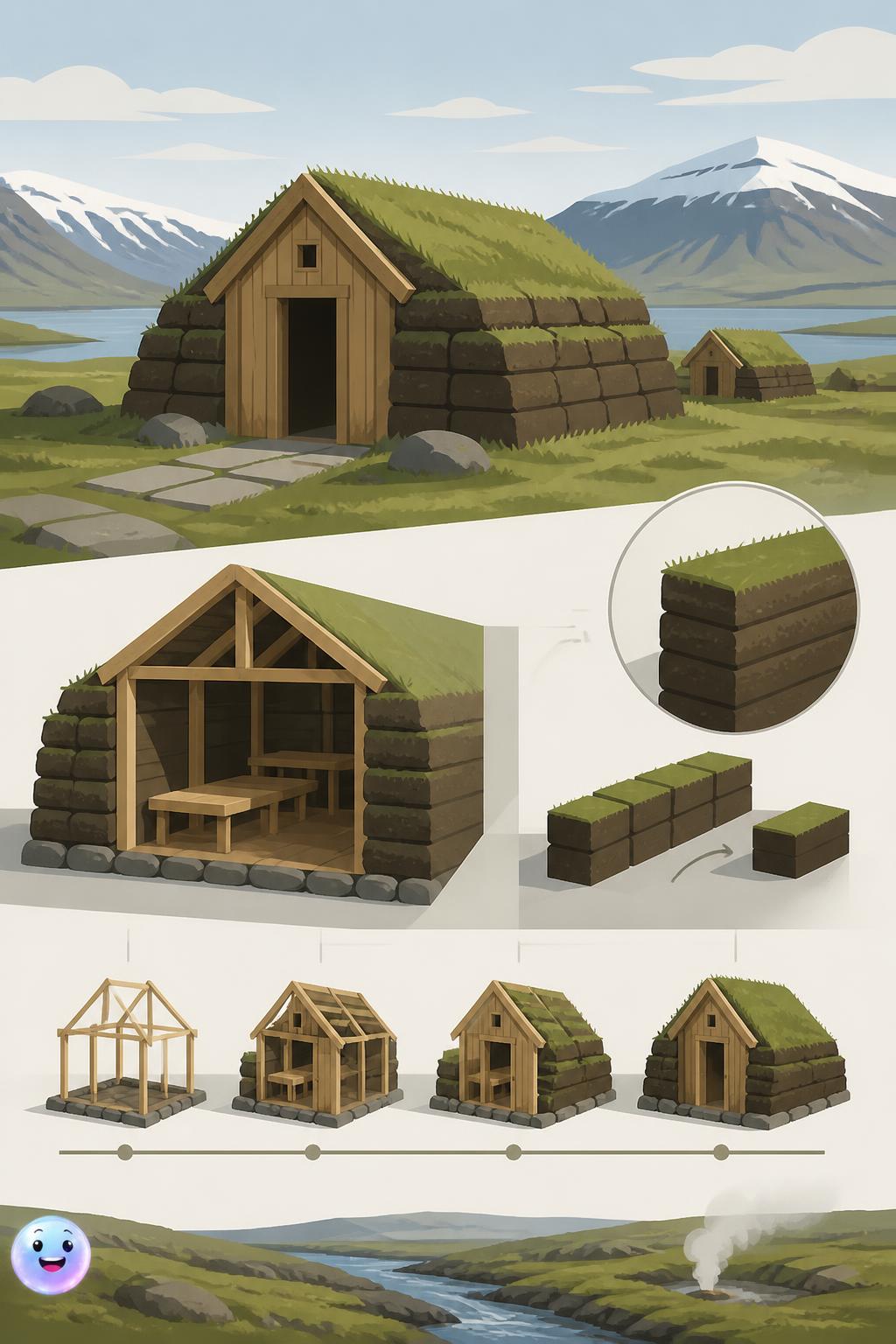The volcanic turf houses of Iceland