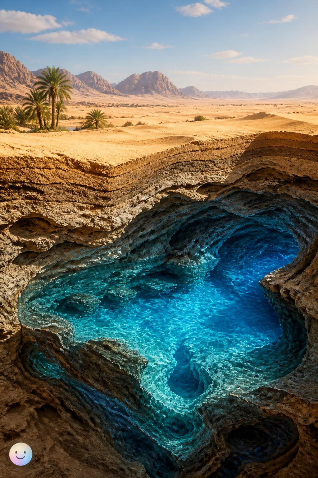 Fossil water under the sand