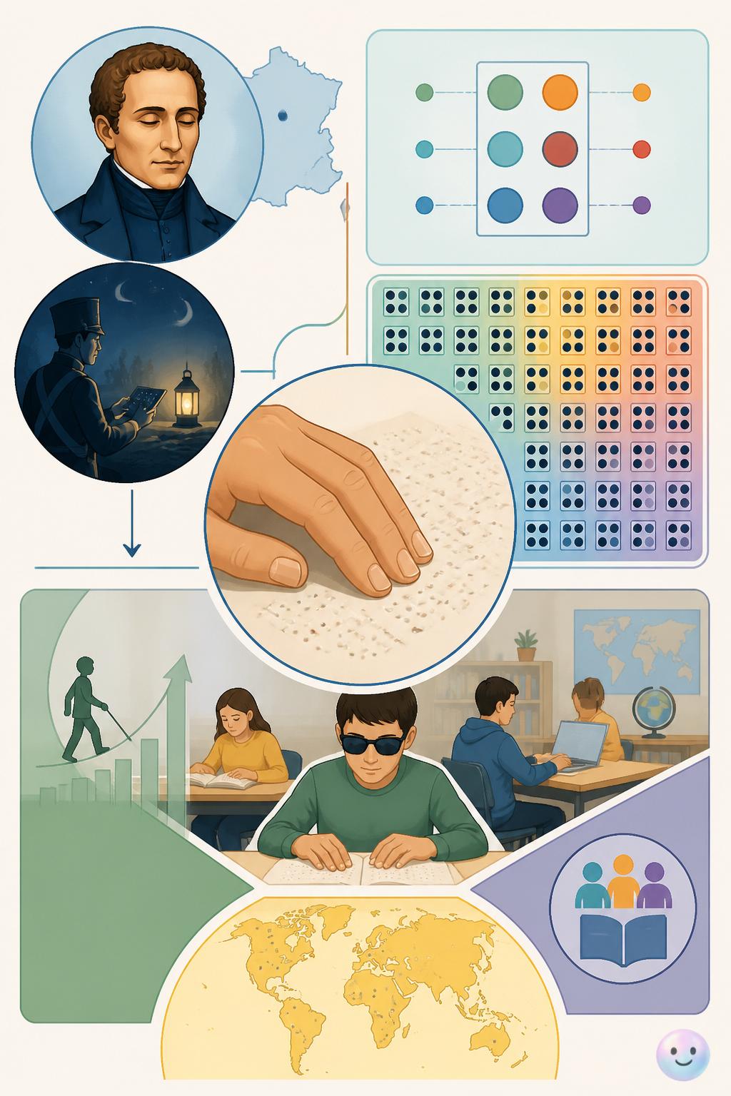 La lectura táctil con el sistema Braille