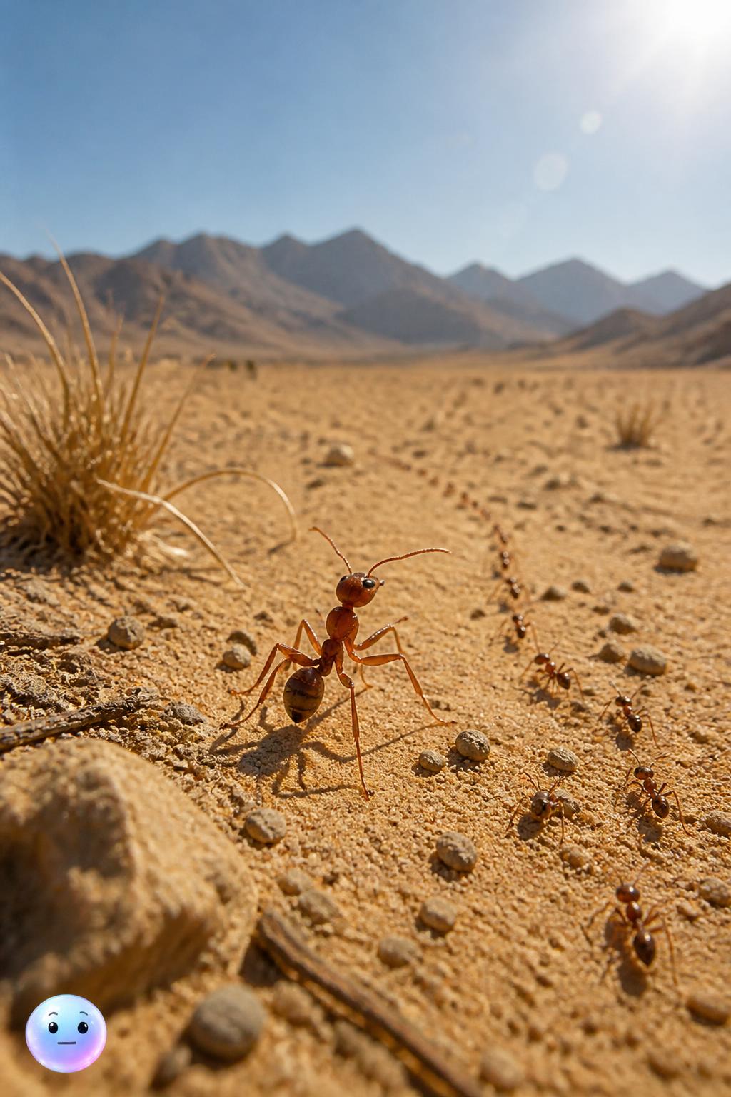 El GPS solar de la hormiga del desierto
