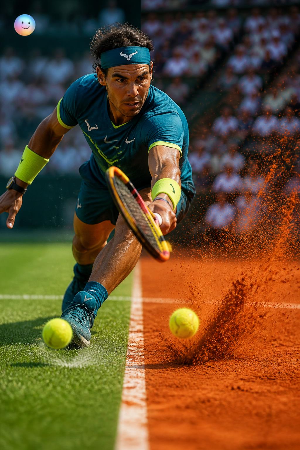 How friction changes the speed of tennis