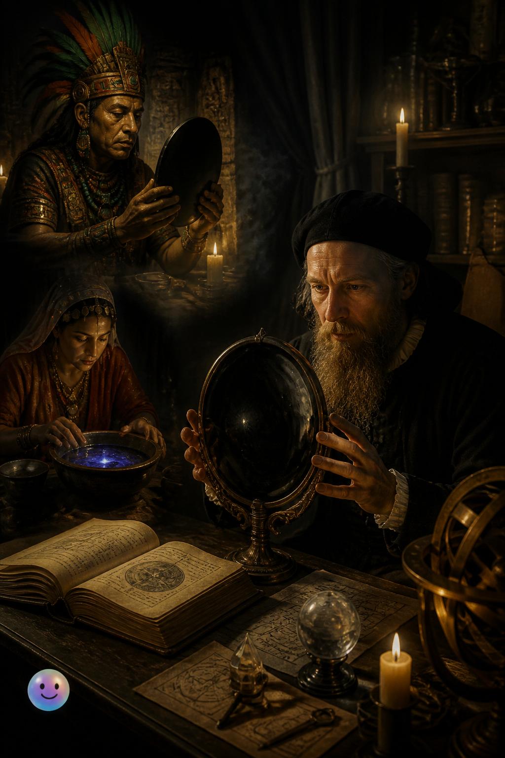 Gazing into the dark with scrying