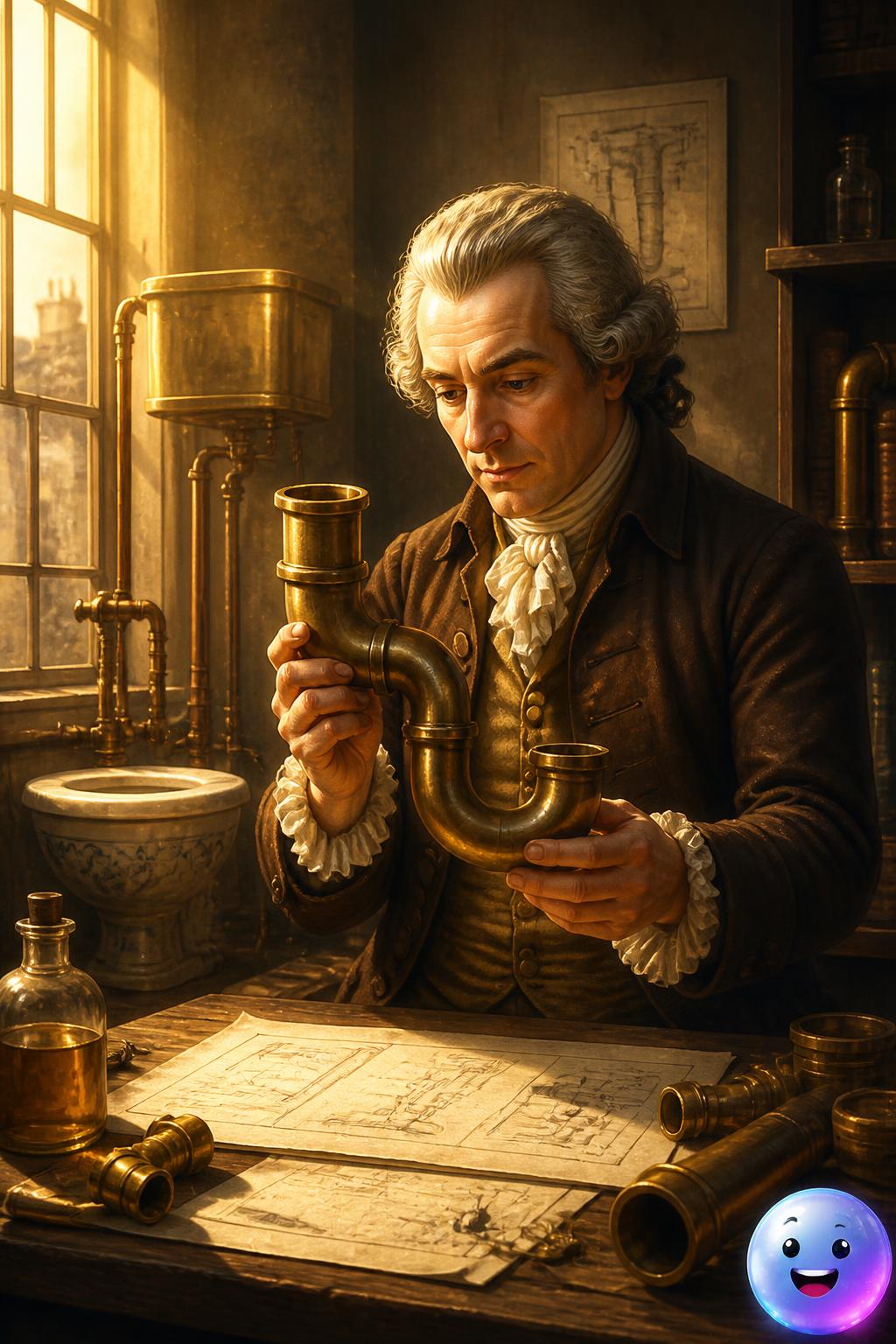 Alexander Cumming's beautiful plumbing bend