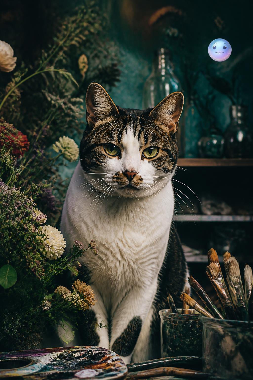 Meet Boris: The real-life feline muse
