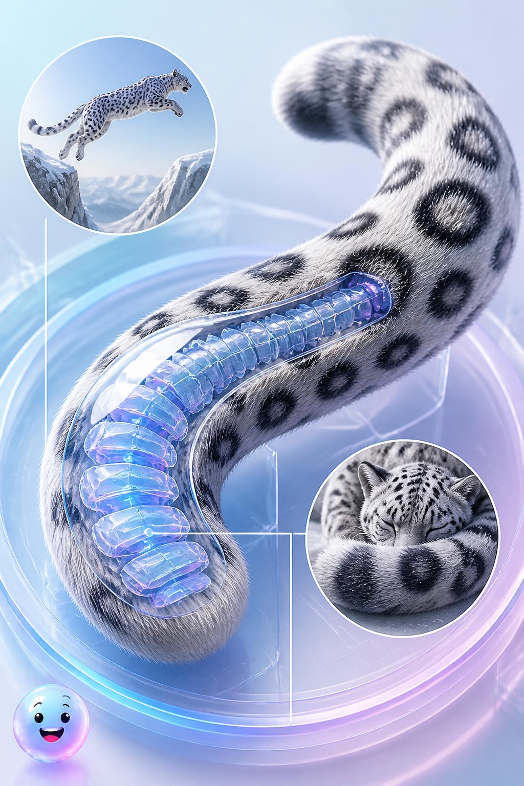 A multi-tool tail for icy balance